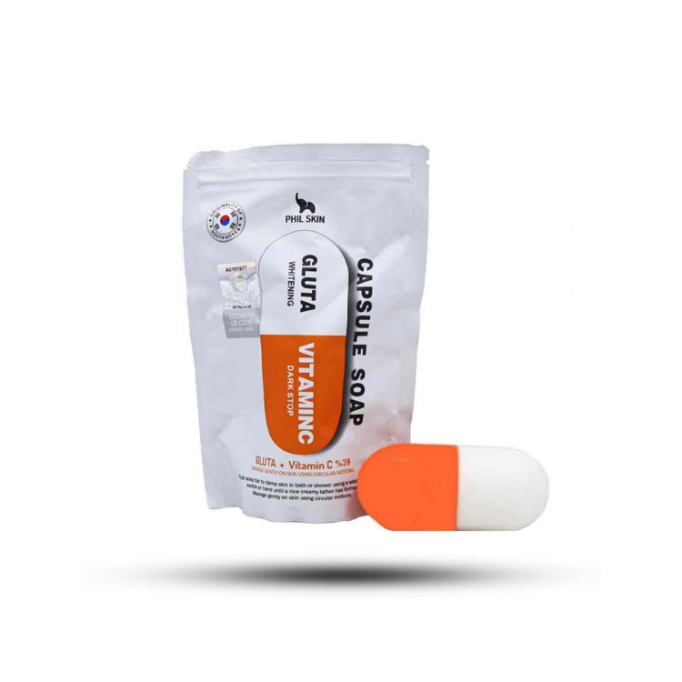 صابون گلوتا کپسولی حاوی ویتامین سی 120 گرم